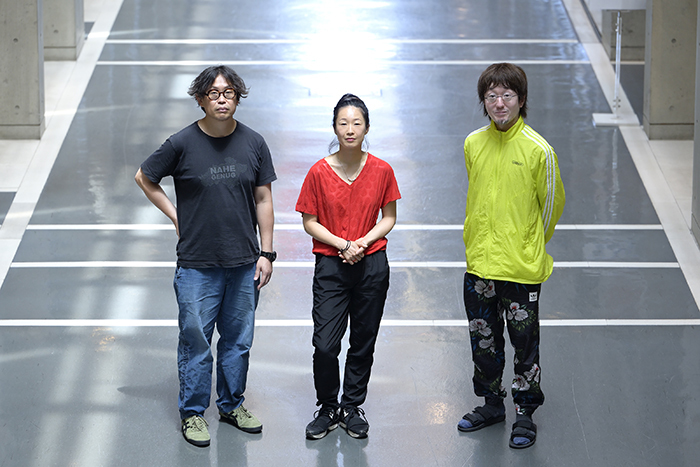 （左から）岡田利規、湯浅永麻、太田信吾