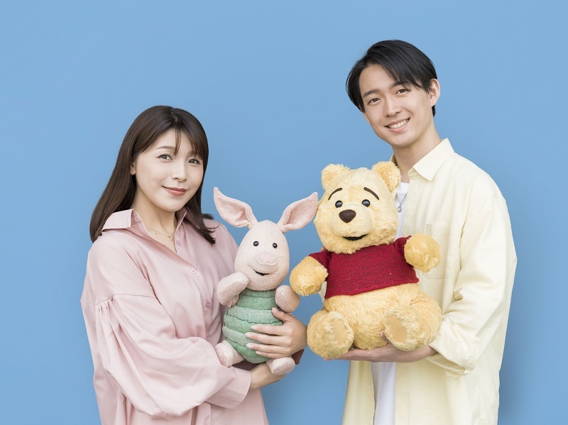 新作ミュージカル『ディズニー くまのプーさん』（左から）新田恵海、養田陸矢 　　　　　　　(C)DISNEY 