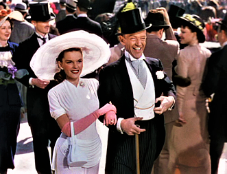 「イースター・パレード」（1948年）のガーランドとフレッド・アステア Photo Courtesy of Scott Brogan