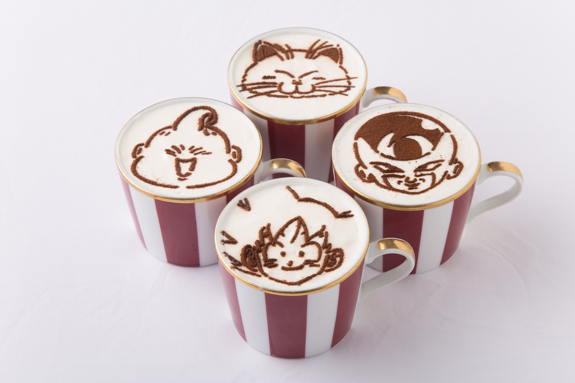 カプチーノ(悟空、カリン様、フリーザ、魔人ブウ) 各650円（税別）