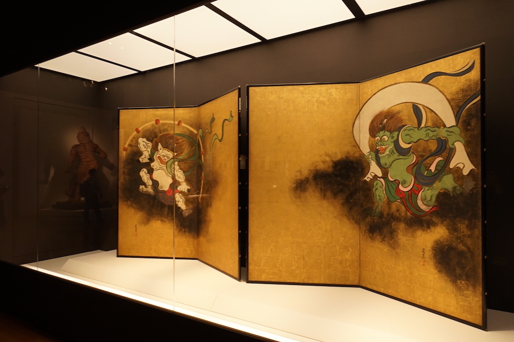 国宝 東京国立博物館のすべて 檜図屏風 扇子 961.4円 セール特価返品OK アンティーク/コレクション