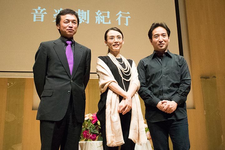 左より）加藤昌則、中嶋朋子、田尾下哲 （ Photo:M.Otsuka/TokyoMDE）