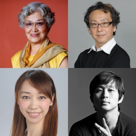 （左上）石井清子　（右上）中島伸欣　（左下）草間華奈　（右下）ジョン・ヒョンイル（ゲスト）