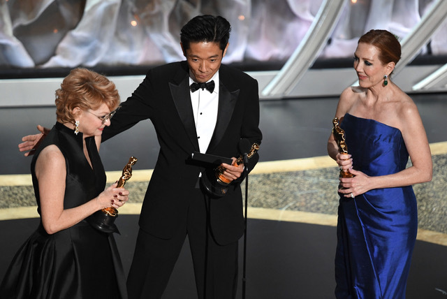 左から、ビビアン・ベイカー、カズ・ヒロ、アン・モーガン Getty Images