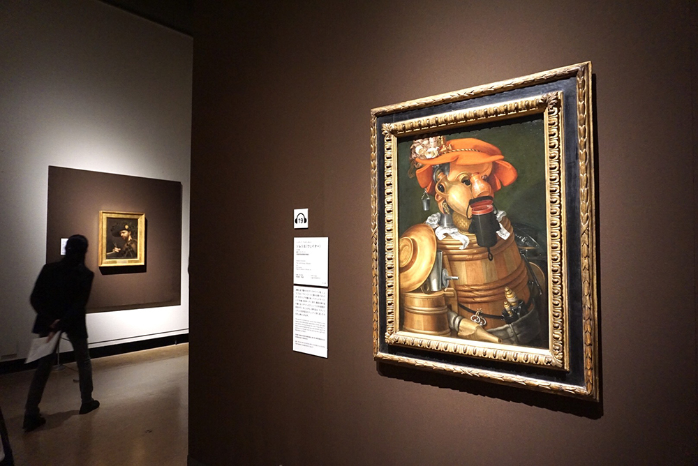 ジュゼッペ・アルチンボルド《ソムリエ（ウェイター）》　1574年　油彩/カンヴァス　大阪新美術館建設準備室蔵