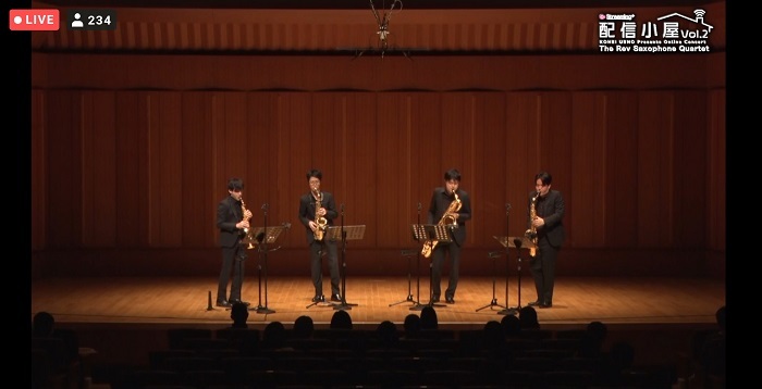 The Rev Saxophone Quartet（Streaming＋より提供）