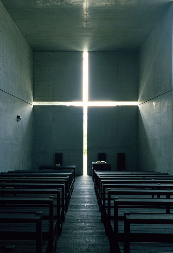 光の教会，1989年，大阪府茨木市 撮影：松岡満男