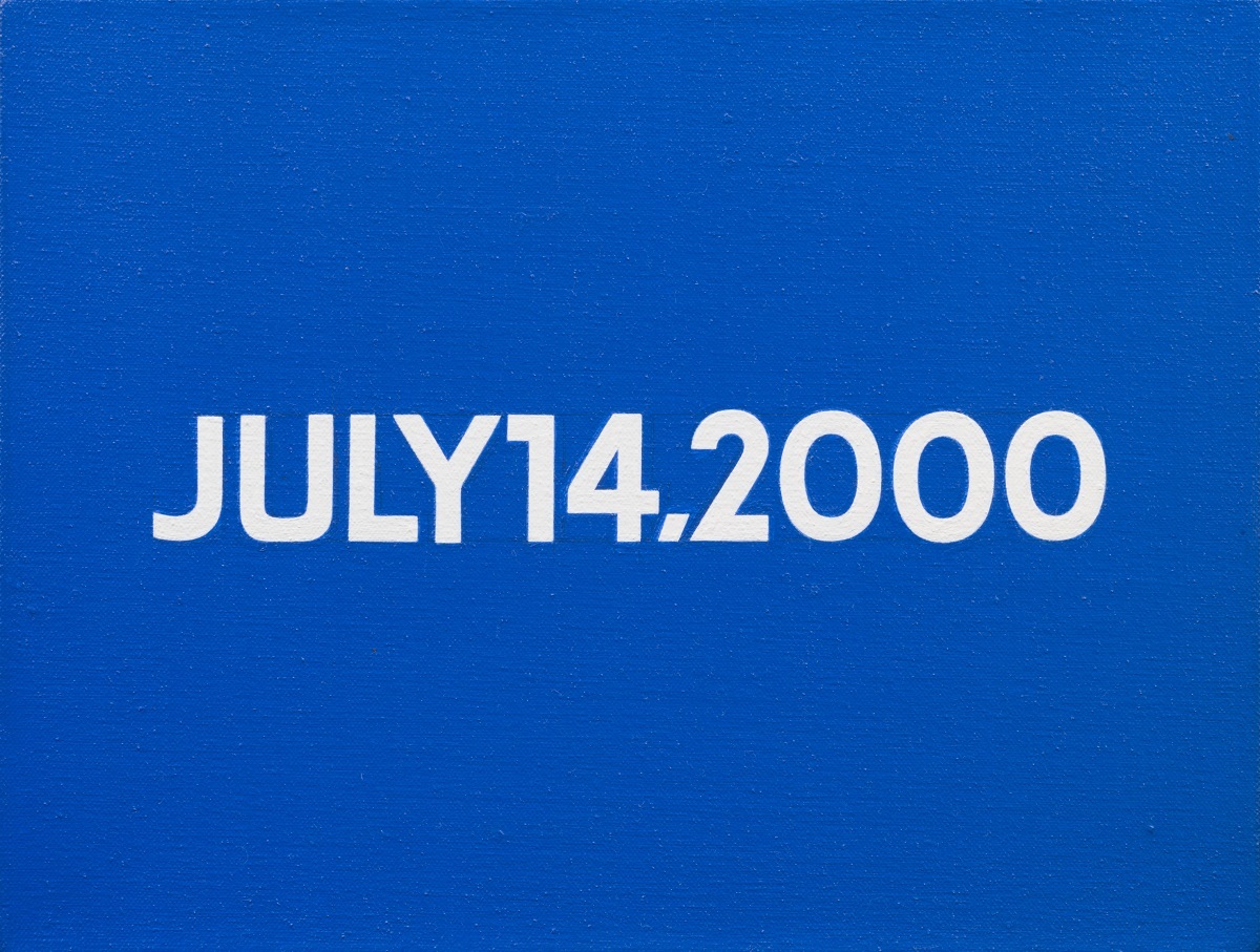 河原温 《“Friday” JULY 14, 2000 “TODAY” series No.26》 2000 photo : Kei Okano