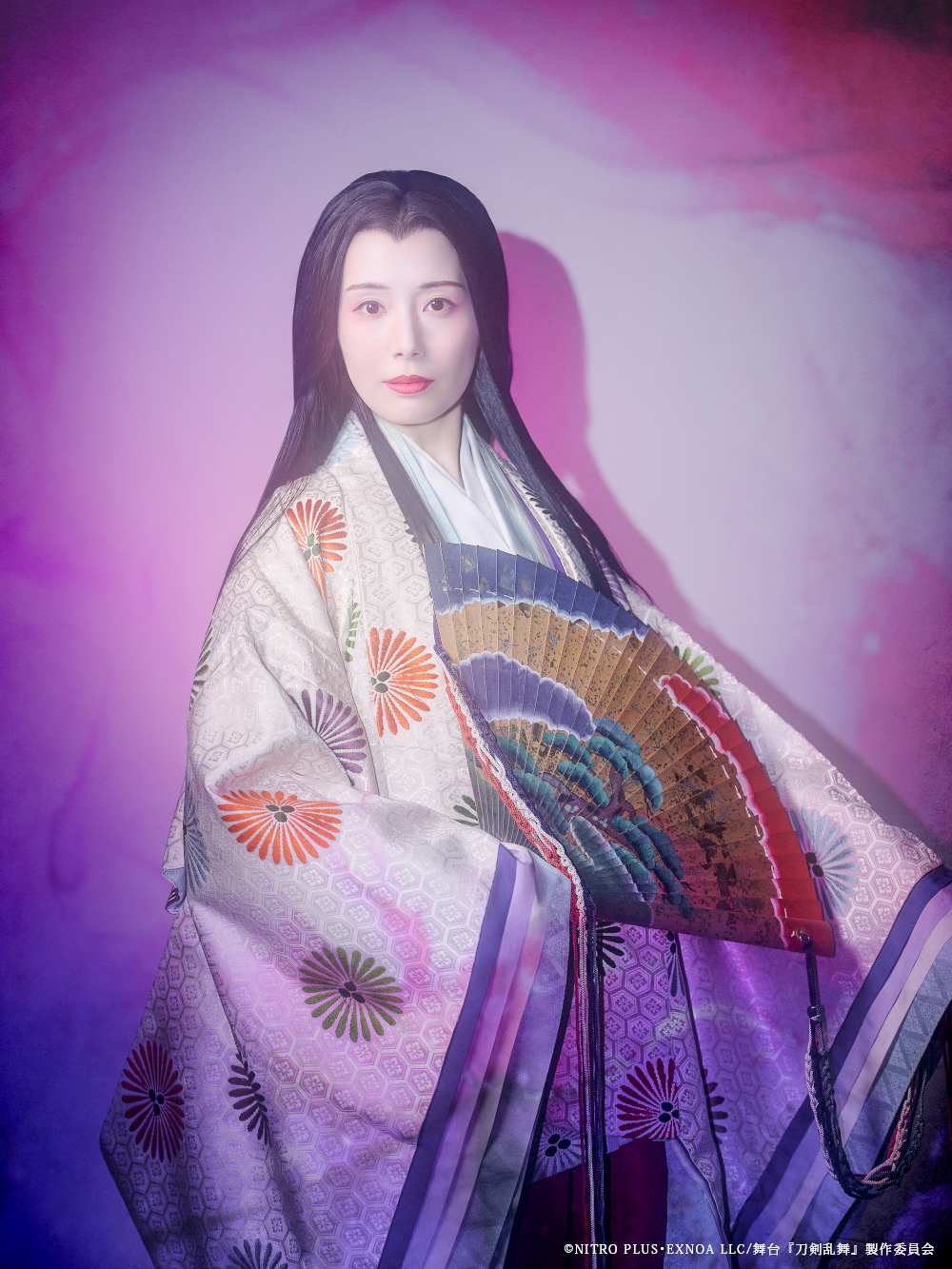 藤壺女御役：舞羽美海 　　　　　    (C)NITRO PLUS･EXNOA LLC/舞台『刀剣乱舞』製作委員会