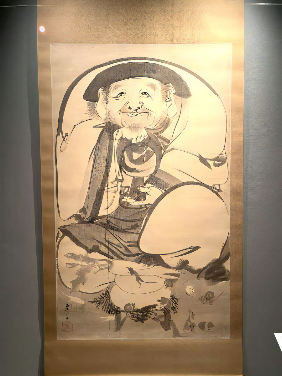 長沢芦雪「大黒天図」1786～1787年 福田美術館