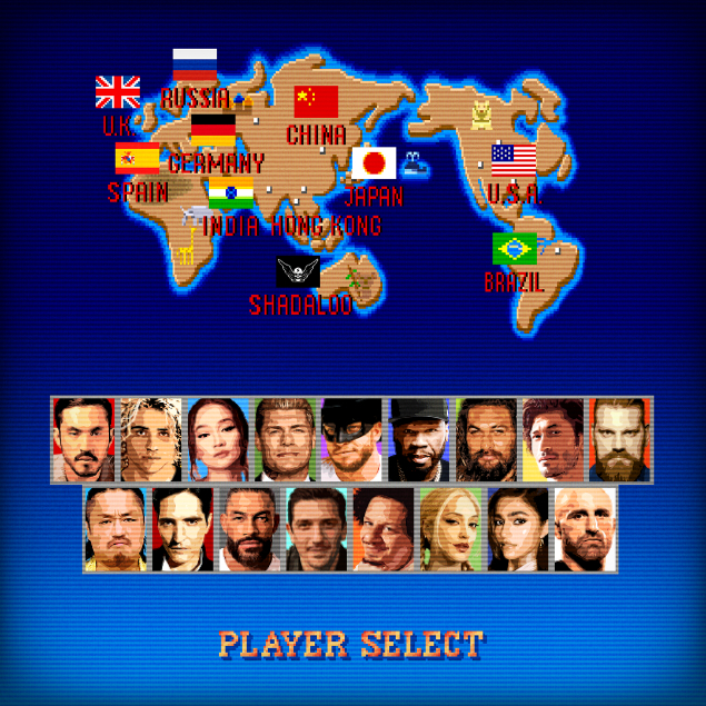 映画『Street Fighter』（原題）キャスト （C）CAPCOM
