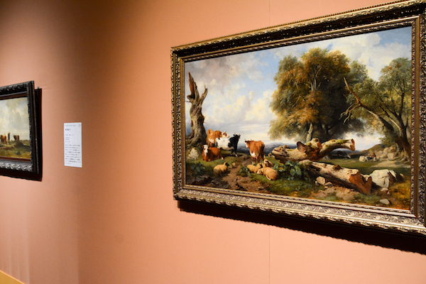 ジュール・コワニエ／ジャック・レイモン・ブラスカサット 《牛のいる風景》 19世紀前半
