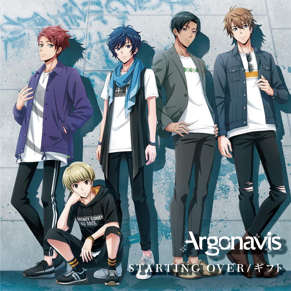 Argonavis 2nd Single「STARTING OVER/ギフト」通常盤ジャケット (C)ARGONAVIS project. (C)BanG Dream! Project