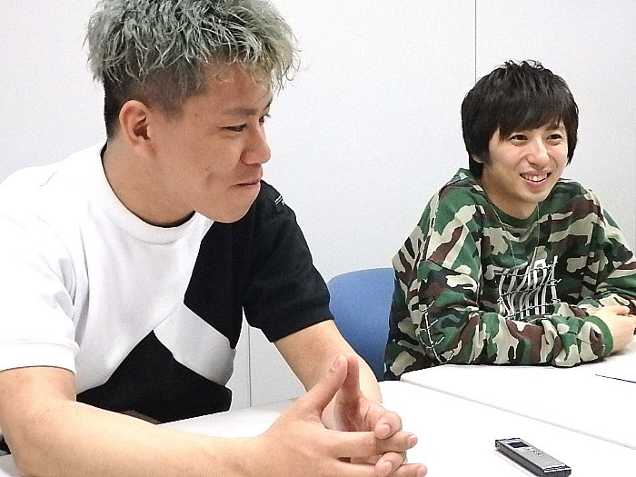 左から伊藤今人（梅棒）、千葉涼平（w-inds.）