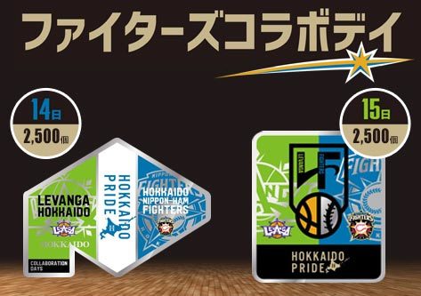 先着2,500名のファイターズファンクラブ会員にコラボピンバッジをプレゼント