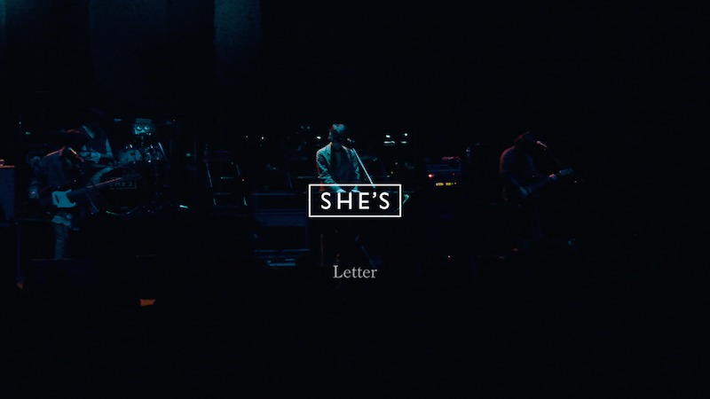 SHE'S「Letter」ライブ映像より