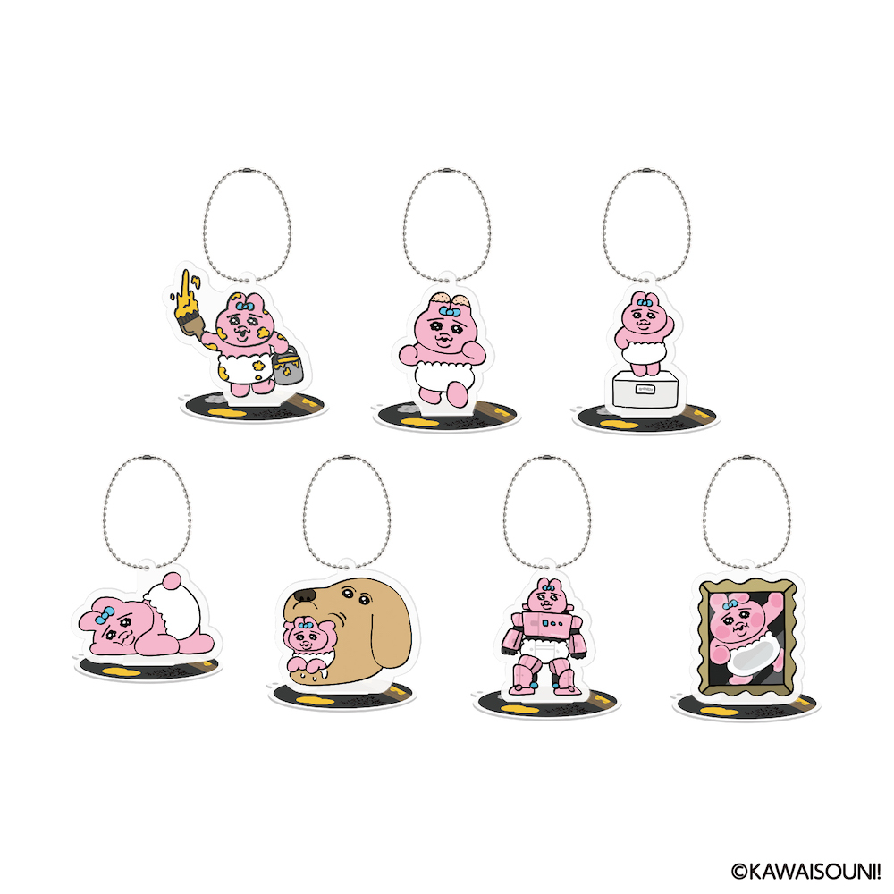 トレーディングアクリルスタンドキーホルダー （7種ランダム） 各990円 ※画像はイメージです。 ※商品の仕様や価格は予告なく変更になる場合がございます。