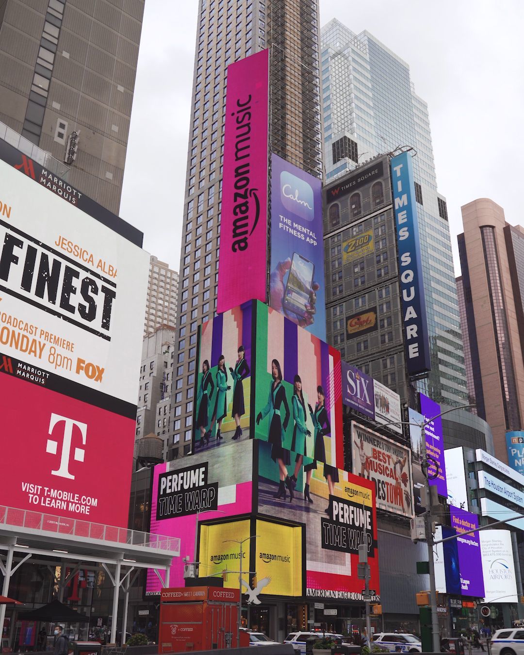 ニューヨーク・タイムズスクエア Amazon Music街頭広告