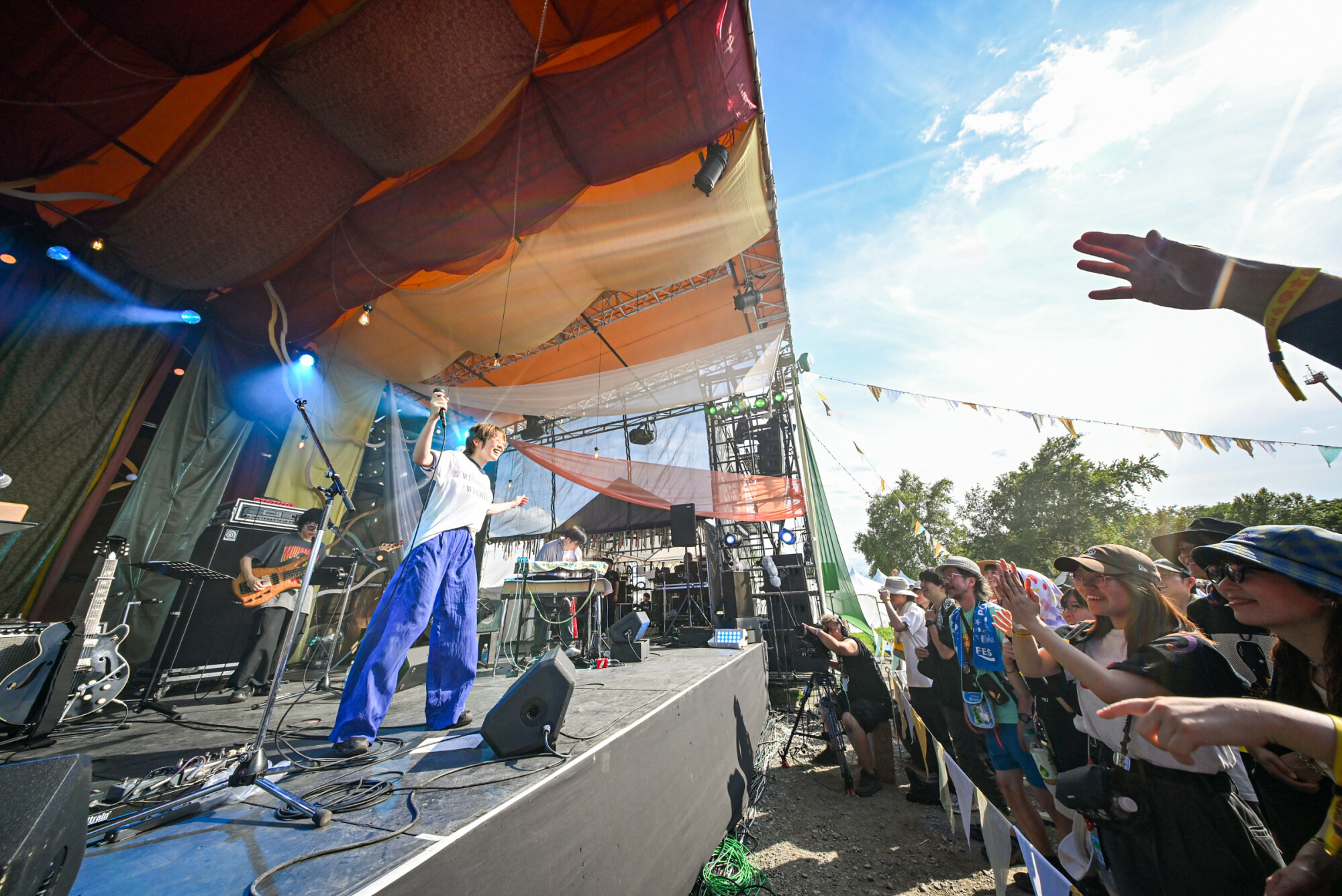 柴田聡子（BAND SET） ©️RISING SUN ROCK FESTIVAL（撮影＝山下聡一朗）