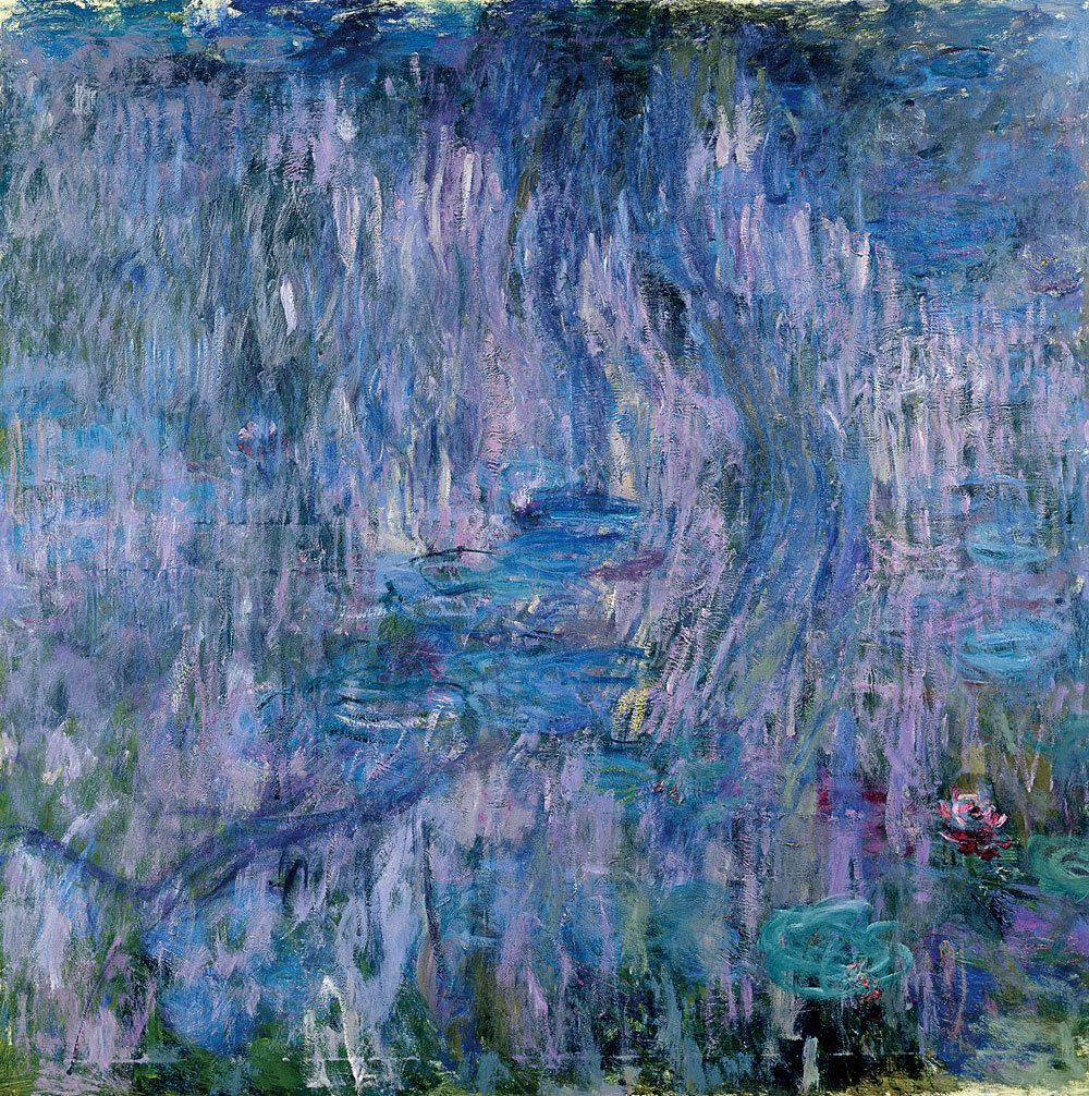 クロード・モネ《睡蓮、柳の反映》1916-1919年頃 油彩／カンヴァス マルモッタン・モネ美術館、パリ (C) musée Marmottan Monet