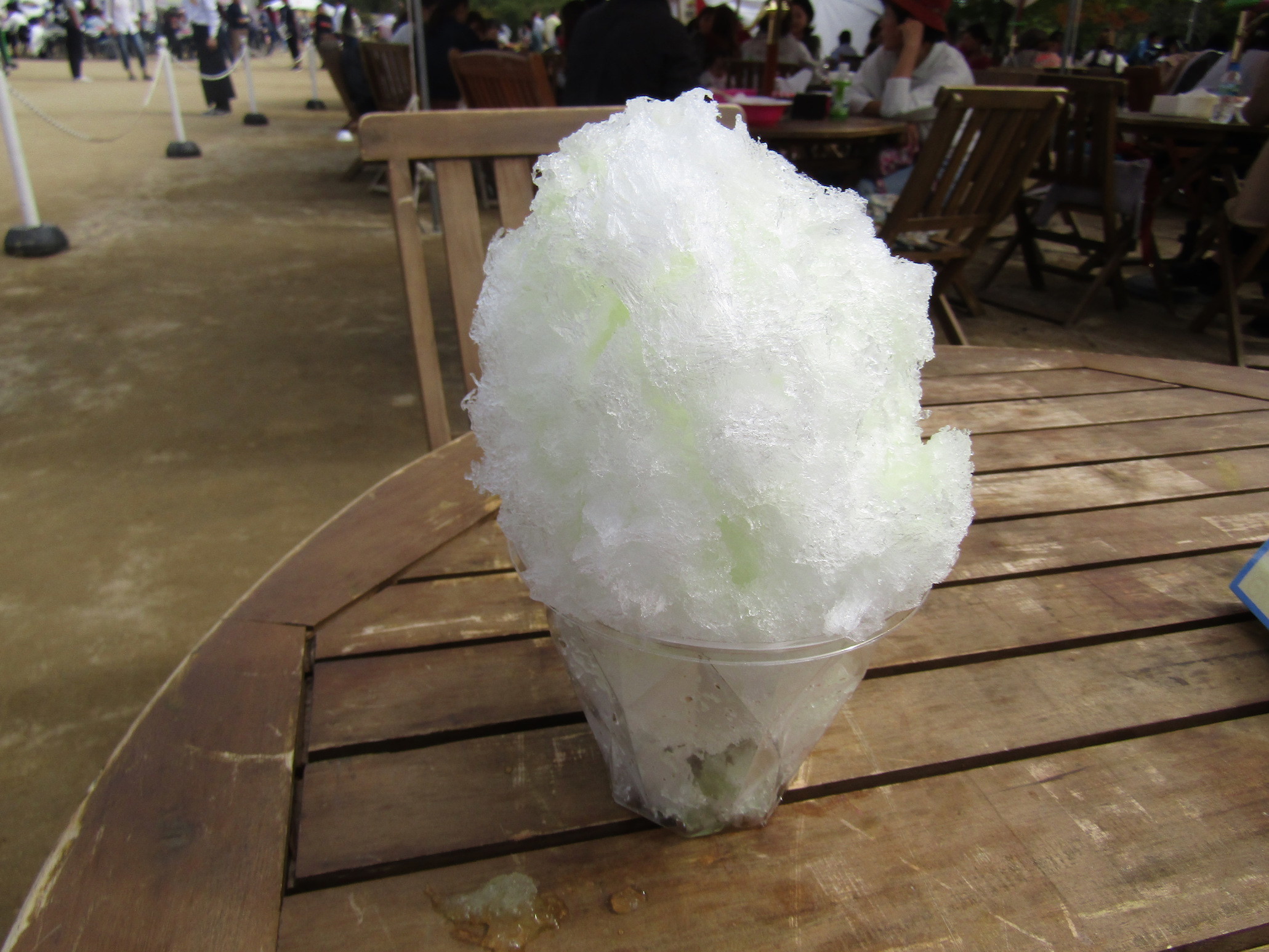 氷屋bebe「富士山の天然氷かき氷 静岡マスクメロン」＜静岡＞