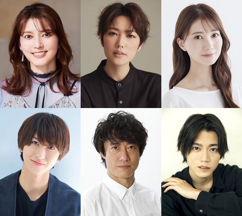 （上段左から）朝夏まなと、七海ひろき、夢咲ねね（下段左から）相葉裕樹、前田一世、高橋健介