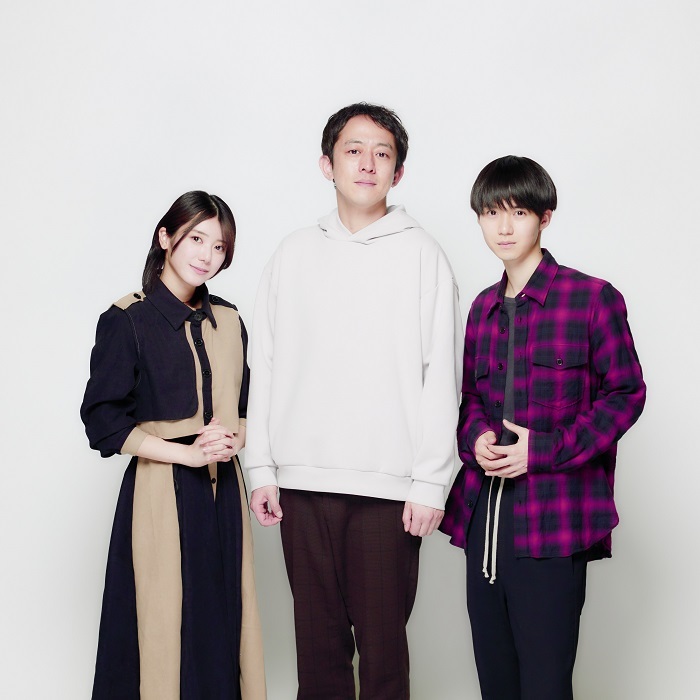 （左から）大西桃香、梅澤裕介、小越勇輝