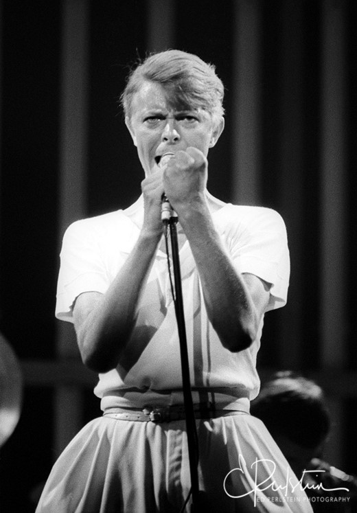 David Bowie: Photo by Ed Perlstein