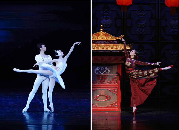 中国国立バレエ団（左）『白鳥の湖』（右）『赤いランタン ～紅夢～ 』
