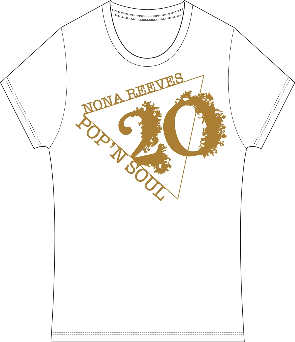 ノーナ・リーヴス 20周年記念デザイナーTシャツ「POP'N SOUL 20」