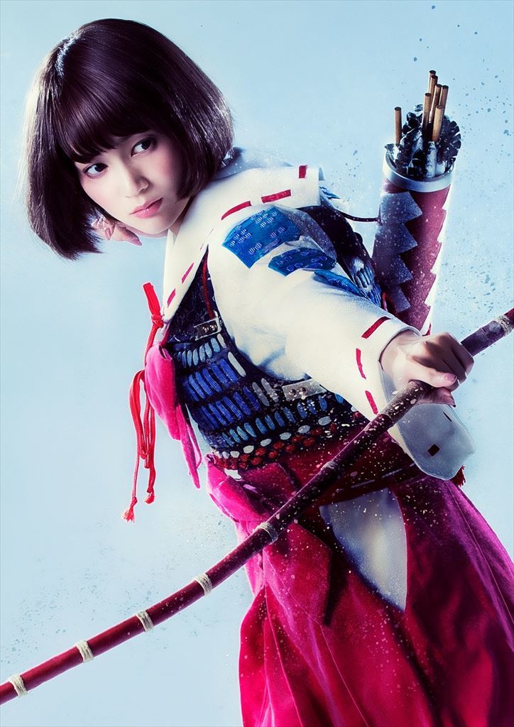鶴姫役　出口亜梨沙 (C)CAPCOM CO., LTD. ALL RIGHTS RESERVED.