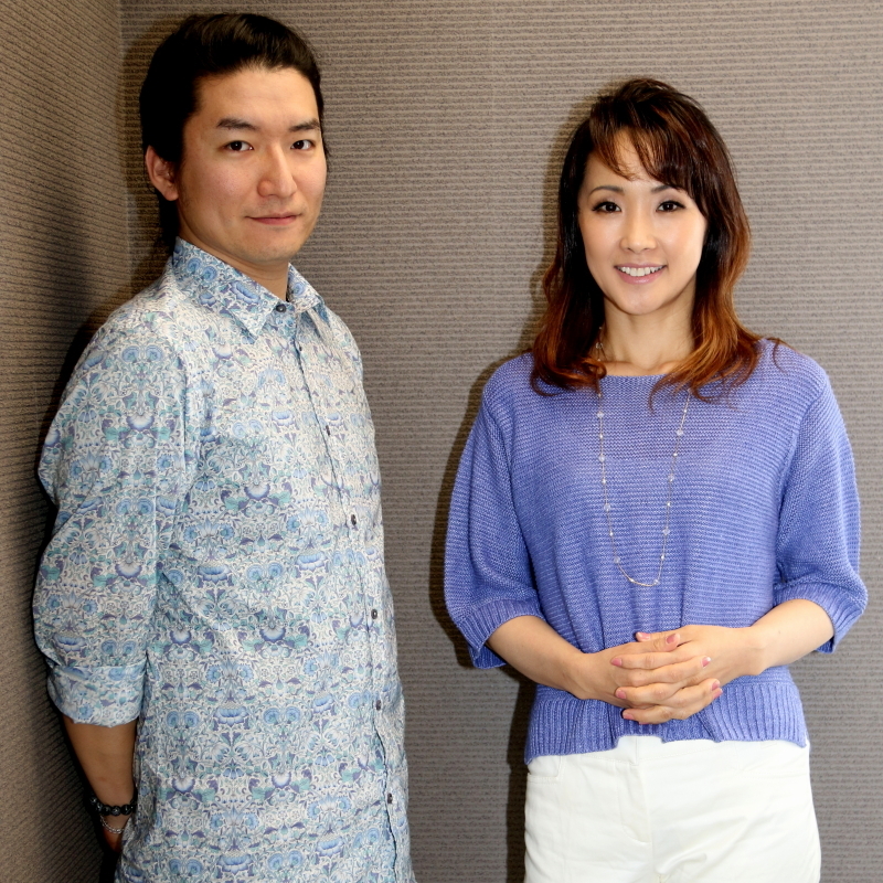 左：市川洋二郎　右：濱田めぐみ