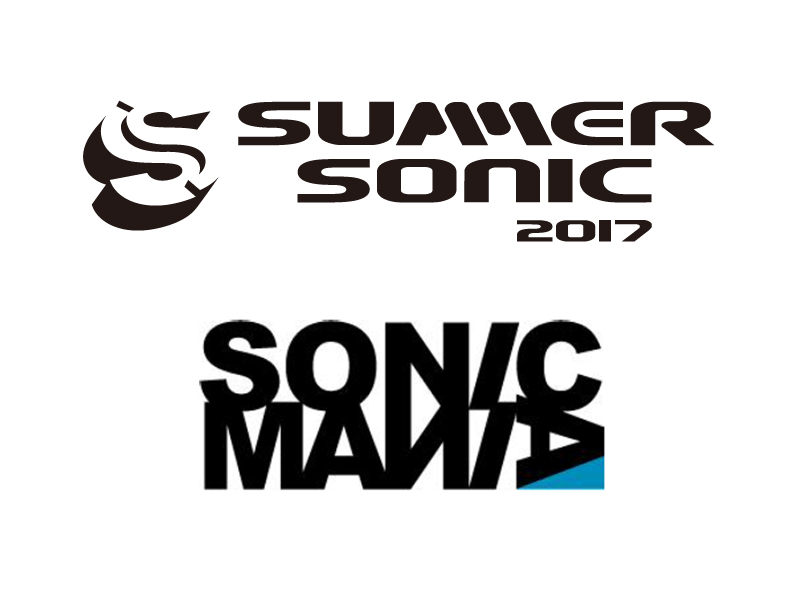 SUMMER SONIC 2017ロゴ、SONIC MANIAロゴ