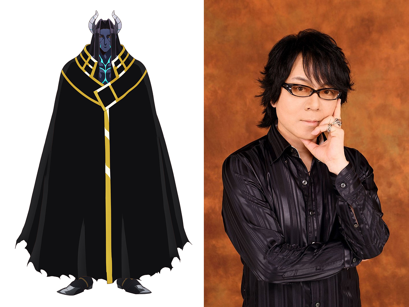 魔神王「オルム」　CV：速水 奨 (C)炎頭 / アース・スター エンターテイメント / 野⽣のラスボスが現れた！製作委員会
