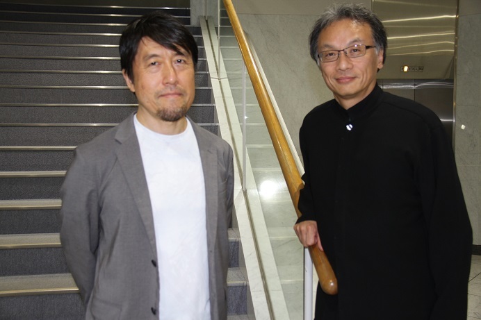 みつなかオペラといえばこのお二人。演出の井原広樹と指揮者 牧村邦彦 (C)H.isojima