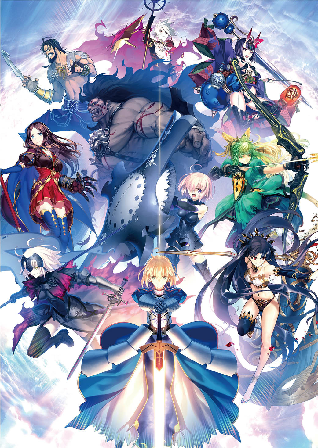 『Fate/Grand Order Arcade』キービジュアル (c)TYPE-MOON / FGO ARCADE PROJECT
