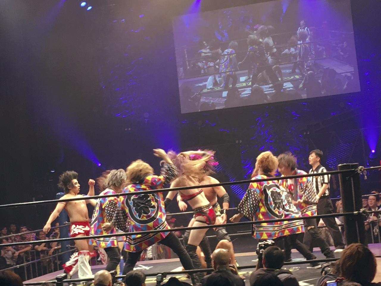 『DDTフェス2016』カメレオ軍vsマッチョ29軍全面対抗戦 30分一本勝負