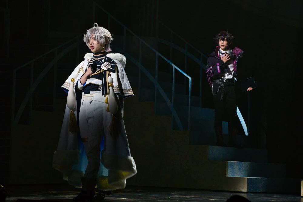 シエロモート役の植田圭輔、クロード役の広井雄士（ミュージカル『フラガリアメモリーズ』～Promise of Love～ゲネプロ）