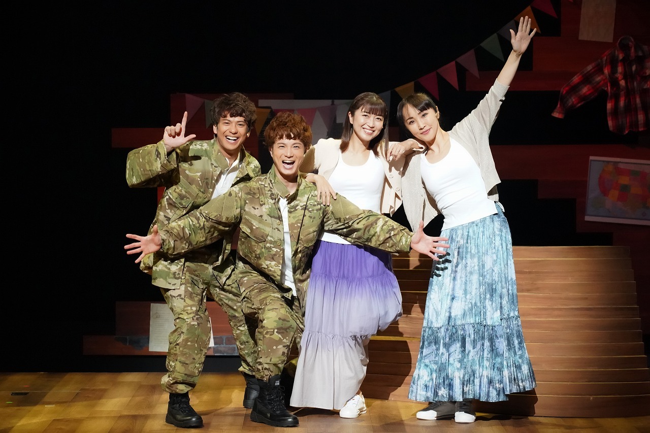 PARCO PRODUCE 2024 『ジョン＆ジェン』（左から）森崎ウィン、田代万里生、新妻聖子、濱田めぐみ
