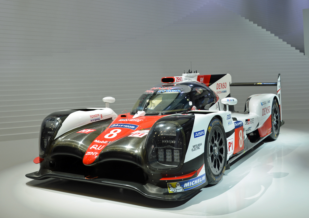 TOYOTAはWEC（世界耐久選手権）モデルも展示