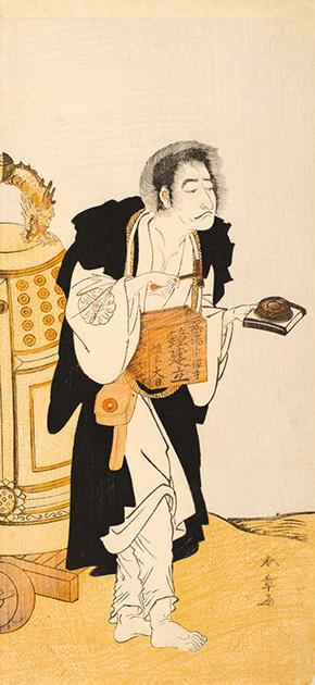 勝川春章《初代中村仲蔵の大日坊》（平木浮世絵財団蔵）　※展覧会出品作品