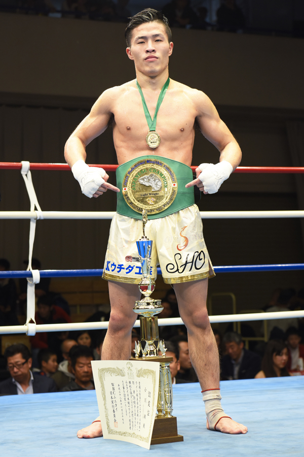 小川翔 (OISHI)　WBCムエタイ日本統一ライト級王者