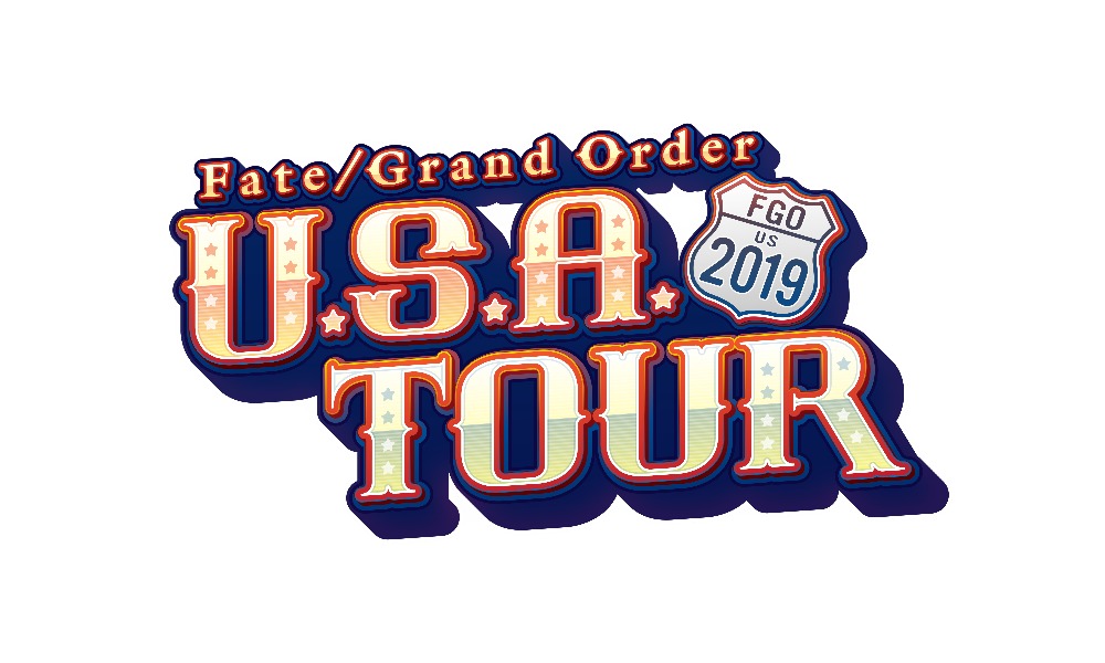 『Fate/Grand Order U.S.A. Tour 2019』ロゴ (C)TYPE-MOON / FGO PROJECT