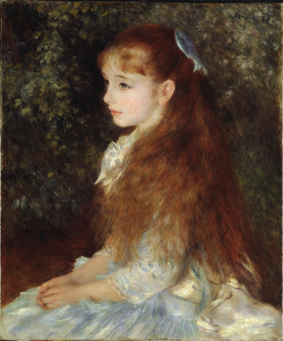 ピエール＝オーギュスト・ルノワール 《イレーヌ・カーン・ダンヴェール嬢（可愛いイレーヌ）》1880年 油彩、カンヴァス　65×54cm