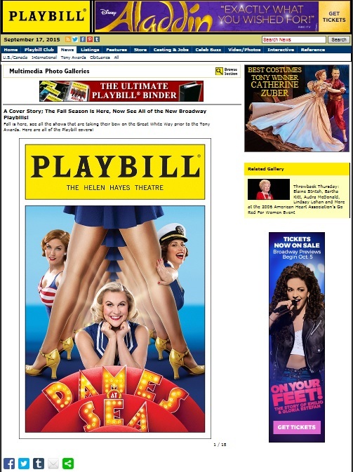 「Playbill.com」新作PLAYBILLギャラリーより