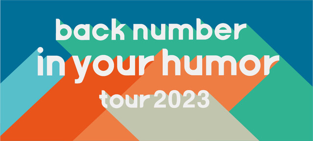 back number "in your humor tour 2023"