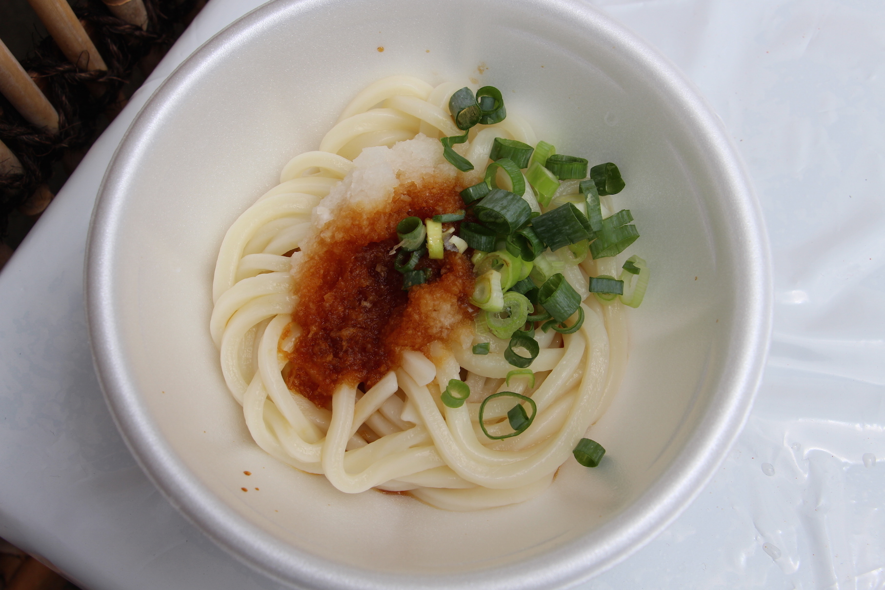 醤油うどん400円