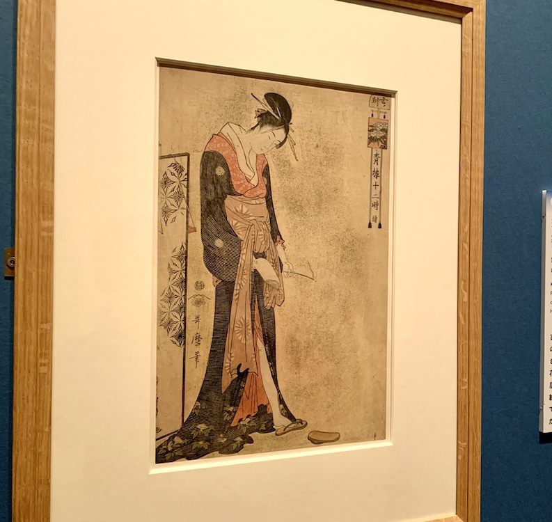喜多川歌麿《青楼十二時 続 丑の刻》寛政6年頃、大英博物館