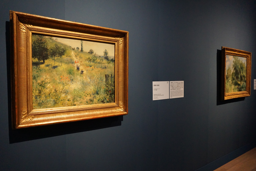 《草原の坂道》　1876-1877年、油彩／カンヴァス、オルセー美術館 