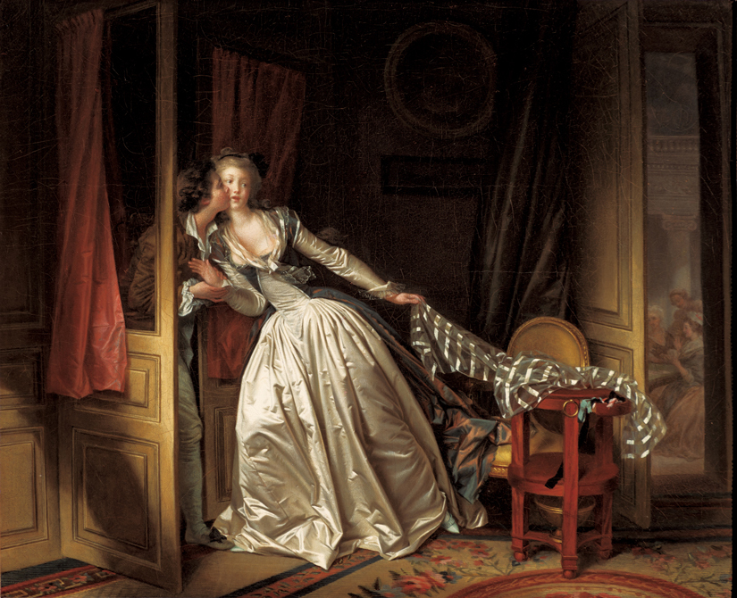 ジャン=オノレ・フラゴナールとマルグリット・ジェラール 《盗まれた接吻》 1780年代末 (C)The State Hermitage Museum, St Petersburg, 2017-18